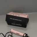 Ufree 5 in 1 Curling Iron with Ceramic Barrels (0.35"-1.25"), Curling Wand Set with Flat Iron Hair Straightener, Instant Heat Up, Dual Voltage Hair Curler, Gifts for Women, Pink