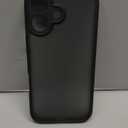 for iPhone 17 Case, [Ribbed Non-Slip Sides] [Military-Grade Drop Protection] [Full Camera Protection] Anti-Yellow Soft-Touch Shockproof Slim Phone Case for iPhone 17, Black