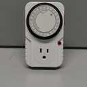 120v Analog Timer Single Outlet 24 Hour Grounded Lamp Grow light Quality UL
