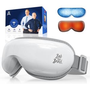 BOB AND BRAD Eye Massager with Heat and Cooling, EyeOasis 3 Eye Massager for Migraine FSA Eligible/HSA Eligible, Heated Headache Massager for Dry Eye Relief, Temple Massagers for Stress Relief