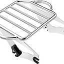 Benlari Chrome Detachable Luggage Rack 2-Up Mounting Rack Compatible for Harley Davidson Touring Road King Street Electra Glide 2009-2024 2021 2020 2019 2018 2017 2016 2015 2014 2013 2012 2011 2023