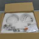 Bathroom Vanity Light Fixtures, Modern 2 Lights Globe Wall Sconce Lighting Chrome, Porch Wall Mount Light Fixture for Bathroom, Mirror Cabinets Hallway Stairs