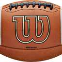 Wilson GST1003 Leather Game Football Factory Defect/Blemish - Official Size, Tan