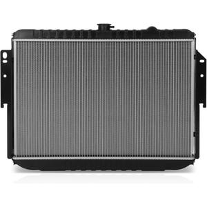 SCITOO Engine Cooling Radiator Assembly Compatible with Dodge for Ram 1500 2500 3500 Van 1999-2003, B150 B250 B350 1994, B1500 B2500 B3500 1995-1998 Replaces# 1707