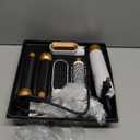 Hair Dryer Brush 5 in 1, Negative Ion Blow Dryer Brush Set - 110,000 RPM High- Speed Hot Air Brush Air Styler Curling Wrap Air Curler, Curling Iron Hair Styling Tool for Straight Curl Drying Smoothing (White)