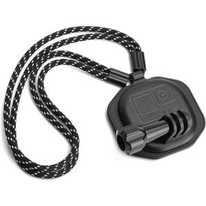 Reflex Camera Magnetic Action Camera Neck Mount POV Chest Lanyard Holder compatible with Insta 360 X5, Go Pro Hero 13-5, D J I Action 3 – 360° Rotating Hands-Free Vlog Mount for Stable Shooting