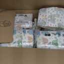 The Honest Company Comfort Dry Disposable Diapers for Sensitive Skin, Hypoallergenic, All The Alpacas + Turtle Time, Super Club Box Size 1 (814 lbs), 136 Count