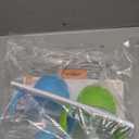 Munchkin Any Angle Sippy Cups for Toddlers, Spill Proof Weighted Straw Cup with Transition Handles for Babies 6 Months and Up, 2 Pack, Blue/Green