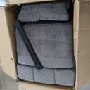 RHHVVR Oversized Power Recliner Chair for Big and Tall 400 LBS, 25.5" Extra Wide Electric Lift Chair with Heat and Massage, Dual Motor 180° Lay Flat Recliner Living Room Sofa, Chenille Big Lift Chair