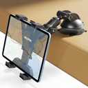 OHLPRO Tablet Holder for Car, Heavy Duty iPad Mount for Dashboard & Windshield, Suction Cup Clamp Compatible with 7-11" Tablets, iPad Pro/Mini Air, Truck SUV Van