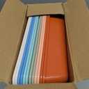 Defresit 12 Pcs Letter Size Flat Storage Paper Trays for Classroom