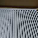 16"x22" Gable Vent Aluminum Alloy Durable Vent for Attic & Garage, Integrated Metal Screen Keeps Out Critters, Anti-Condensation, Opening 14"x20" White Paintable