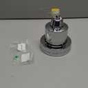 MyHalos Filtered Shower Head for Hard Water Filter - High Pressure, Removes Chlorine - Shower Head Filter for Hard Water Softener Showerhead, Easy Install, For Hair & Skin, Filtering (Chrome)