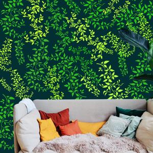 16 Inch Large Leaf Vine Ivy Branches Stencils for Painting on Walls, Reusable Wall Paintng Stencils for Furniture Canvas Wood Home Decor DIY Art Crafts, 6 Pieces