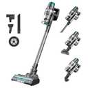 Ultenic Cordless Vacuum Cleaner, 25Kpa High Suction Stick Vacuum with LED Display, Rechargable Battery, Up to 50min Runtime, Converts to Handheld Vacuum for Hard Floor, Carpet and Pet Hair, U11 Pro