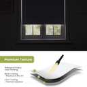 Cordless Roller Window Shades,100% Black Out Shade for Windows,Thermal Insulated UV Protection Window Blinds,Door Blinds,Blackout Shades Pull Down for Home,Office,Easy to Install,23" W x 72" H, White