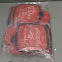 Sratte 6 Pcs Kitchen Decor Accessories Set Farmhouse Towels Pot Holders Oven Mitts Set 2 Dish Towels 2 Potholders 2 Cooking Mittens Oven Glove for Christmas Baking Cooking Supply(Red,Kitchen)