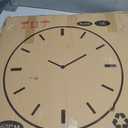 Rustic Large Wall Clock Silent Battery Operated for Farmhouse Livingroom,24 Inch Vintage Wall Clock Non-Ticking for Kitchen Bedroom Home School