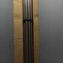 Double Curtain Rods for Window 36-72", Brushed Nickel Double Curtain Rods with Round Cage & Barrel Finials, Adjustable Double Rod Curtain Rod, 1-Inch Front and 5/8 Inch Back Double Drapery Rod