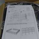 OUSHENG Decorative Garden Fence Fencing 10 Panels, 10ft (L) x 24in (H) Rustproof Metal Wire Border Animal Barrier for Dog, Flower Edging for Yard Landscape Patio Outdoor Decor, Arched