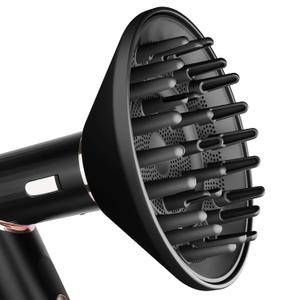 Large Diffuser Attachment Compatible with Shark FlexStyle, Upgraded Bigger Diffuser Nozzle for Dryer Faster and Define Wavy, Curly, Coily Hair, Black
