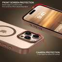 BENTOBEN Strong Magnetic for iPhone 16 Pro Max Case, Phone Case iPhone 16 Pro Max with Magsafe Seamless Kickstand, Slim Translucent Matte Shockproof Phone Case for iPhone 16 Pro Max, Desert Titanium