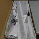 23.2 Inch Bathroom Towel Rack, Foldable Towel Holder with Movable Hooks, Premium Modern Towel Shelf Wall Mount Towel Storage for Bathroom (Matte Black)