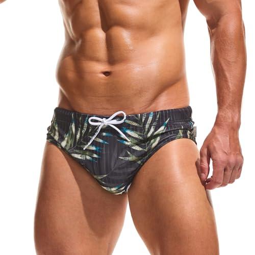Taddlee Men Swimwear Swim Bikini Briefs Pad Swimsuits Board Surf Shorts Trunks Black, X-Large