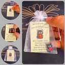 Bulk Encouragement Appreciation Gifts for Cat Lovers, Students, Employees, Coworkers, Teachers, Therapy Clients Mini Cats Figurines with Inspirational Cards Small Pocket-Sized Comfort Tokens 100 Set