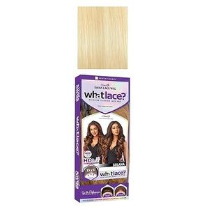 Sensationnel What Lace 13X6 Wigs - Solana Lacefrontal Hand Tied Glueless Synthetic With Natural Density Preplucked Hairline (613 BLONDE)