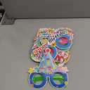 TOYMYTOY Happy Birthday Glasses Paper Party Eyeglasses Frames Novelty Decoration Photo-Booth Prop Party Supplies,12pcs
