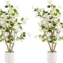 3ft 2-Pack Artificial Bougainvillea Trees