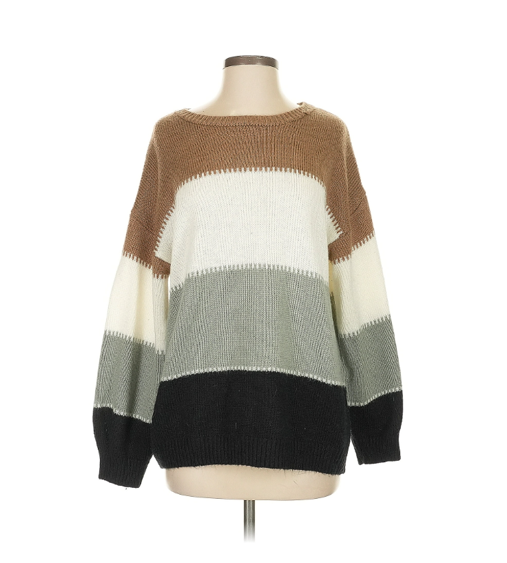 Medium Sweater Angashion 50% Acrylic 27% Nylon 23% Polyester