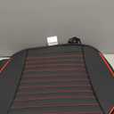 Huidasource 2016-2025 Malibu Seat Covers Front & Rear Fullset, Full Coverage Custom Fit Seat Cover for Chevy Malibu L, LS, LT, Premier 2016-2025, Breathable Malibu Seat Protector(Full Set/Black&Red)