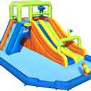 H2OGO! Wild Tide Kids Inflatable Water Park | Inflatable Slide and Pool