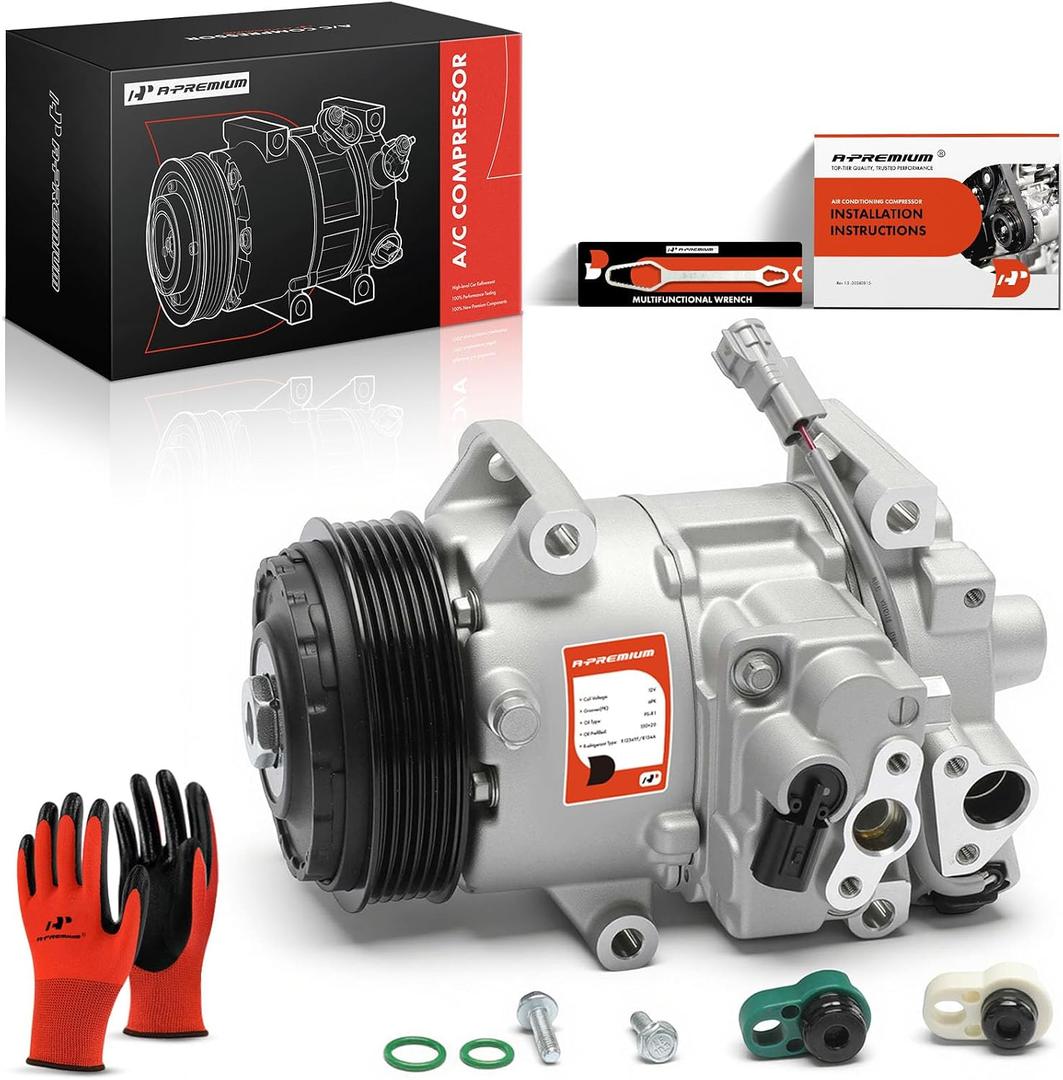 A-Premium Air Conditioner AC Compressor with Clutch Compatible with Subaru Outback 2.5L 2013-2019 Wagon, Legacy 2.5L 2013-2019 Sedan
