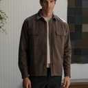 Cuts, District Heavyweight Overshirt, Burnt Oak, Medium