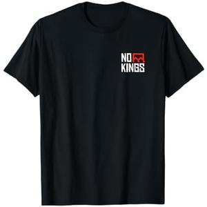 No Kings Two Sided Front Back T-Shirt, 4X - Large