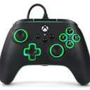 PowerA Advantage Wired Controller for Xbox Series X|S with Lumectra - Black, gamepad, wired video game controller, gaming controller, works with Xbox One and Windows 10/11, officially licensed