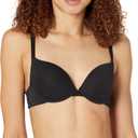 Amazon Essentials Women's Push-Up Cotton Bra, Pack of 2 ((36) D, Black/White)