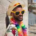 Newcotte Straw Hats, Havana Cubans with Sunglass Hawaiian, Birthday Party Supplies