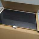 Bulletin Board 30 x 20 inches, Black Pin Board, Golden Aluminum Framed Fabric Cork Board with 10 Push Pins