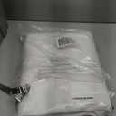 Surmente White Tablecloth for Round Tables, 120-inch Round Table Cloths for Weddings, Banquets, or Restaurants
