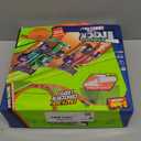 Flexible Race Car Track for Kids, Compatible with Hot Wheels and 8 Diecast 1/64th Cars, Flex Track 15 Ft Starter Set for Ages 3 4 5 6 7 8, Christmas & Birthday Gift for Boys and Girls (Orange)