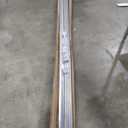 Tandefio Chrome Closet Rod 92 Inch with Oval Closet Rod 6 End Supports for Laundry Room Hanging Clothes Waterproof Shower for Curtains(Silver,6 Sets)