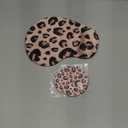 DOOKE Ergonomic Mouse Pad with Wrist Support and Coaster,Mouse Pads with Non-Slip PU Base for Home Office Working Studying Easy Typing & Pain Relief Leopard