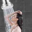 Shower Head Set 25 Stage Shower Filter Combo with 3 Spray Settings, High Pressure Shower Head with Filters for Dry Hair and Skin, Removes Chlorine & Heavy Metals, Showerhead Filter Chrome