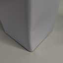 PATIKIL Metal Tea and Tin Set 3.35"x3.35"x5.91", Airtight Storage Square Container with Lid for Loose Tea Coffee Candy Treats Gifts Spice DIY, White