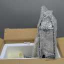 HPC Decor Set of 2 Wood and Metal Wall Sconce Candle Holders - LED Candle Wall Sconces for Porch, Living Room, Bathroom, Dining Room