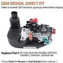 Door Lock Actuator Motor Front Left Driver Side Compatible with Dodge Ram 1500 2500 3500 Pickup #55076291AB 931634 931-634